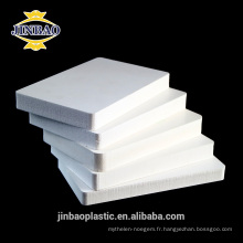 JINBAO blanc 3mm 5mm 8mm PVC mousse / forex / celuca extrudé conseils